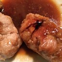 豚コマ切れ肉の照り焼き